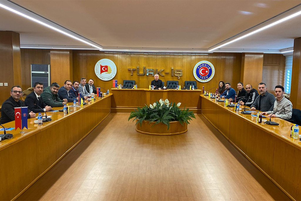 Türk İş Genel Merkezinde Koop İş Sendikası Genel Başkanı Eyüp Alemdar Beyi Ziyaretimiz